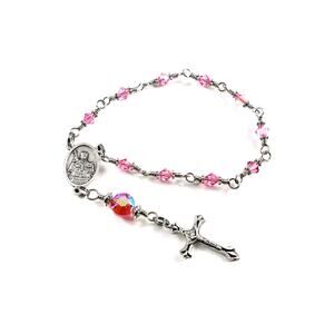 St. Agatha One Decade Rosary, Fighting Breast Cancer Rosary, Handmade